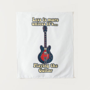 motivational guitar quote for guitar players tapestry