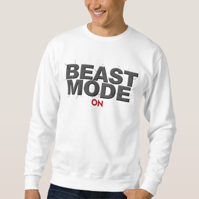 Motivational Gym Design Sweatshirt (Front)