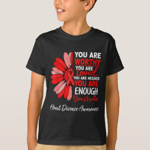 Motivational Heart Health Heart Disease Awareness T-Shirt