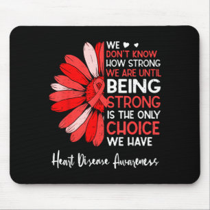 Motivational Heart Health Sunflower Heart Disease  Mouse Pad