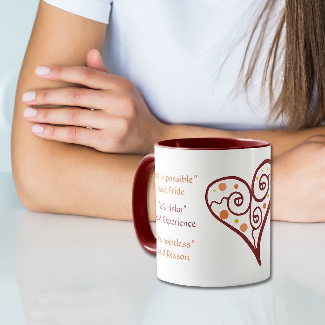 Motivational Heart Mug (Creator Uploaded)
