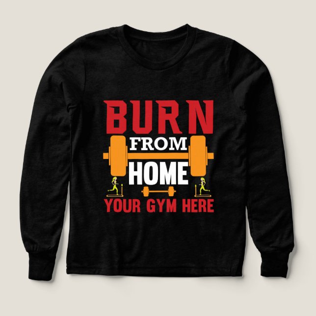 Motivational Home Gym Workout (Design Front)