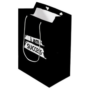 Motivational I am Success Motivational Medium Gift Bag