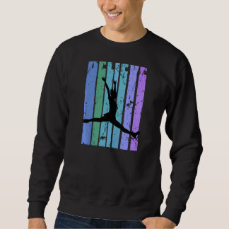 Motivational Ice Skater Skating Figure Skate Jumpi Sweatshirt