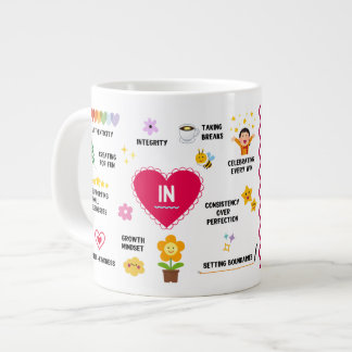 Motivational In or Out Inspirational Words Mug