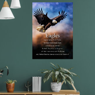 Motivational Inspirational Eagles  Poster