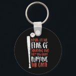 Motivational Inspirational Sports Quote Baseball Key Ring<br><div class="desc">Never let the fear of striking out keeps you from playing the game. Inspirational and motivational baseball quote to inspire and motivate baseball player like you. It doesn't matter you win or lose. What matters is you try and play. All success begins with failure.</div>