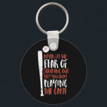 Motivational Inspirational Sports Quote Baseball Key Ring<br><div class="desc">Never let the fear of striking out keeps you from playing the game. Inspirational and motivational baseball quote to inspire and motivate baseball player like you. It doesn't matter you win or lose. What matters is you try and play. All success begins with failure.</div>