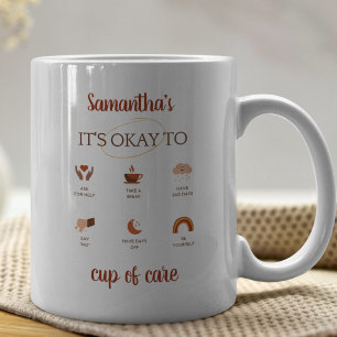 Motivational Inspirational Wellness Self-Care Coffee Mug