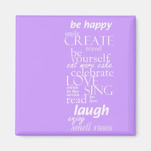 motivational inspirational words magnet