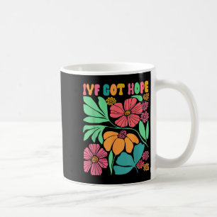 Motivational Inspired Ivf Mama Wildflower Ivf Mum Coffee Mug