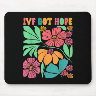 Motivational Inspired Ivf Mama Wildflower Ivf Mum Mouse Pad