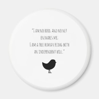 Motivational Jane Eyre magnet