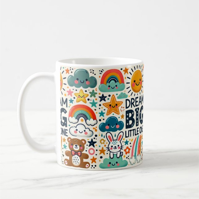 Motivational Kids Mug – Dream Big (Left)