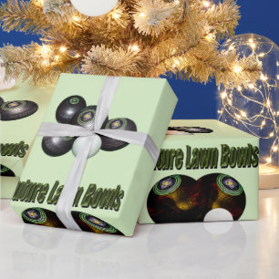 Motivational Lawn Bowls Designs, Wrapping Paper