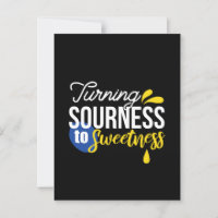 Motivational Lemon Quote From Sour to Sweet