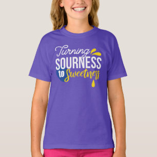 Motivational Lemon Quote From Sour to Sweet T-Shirt