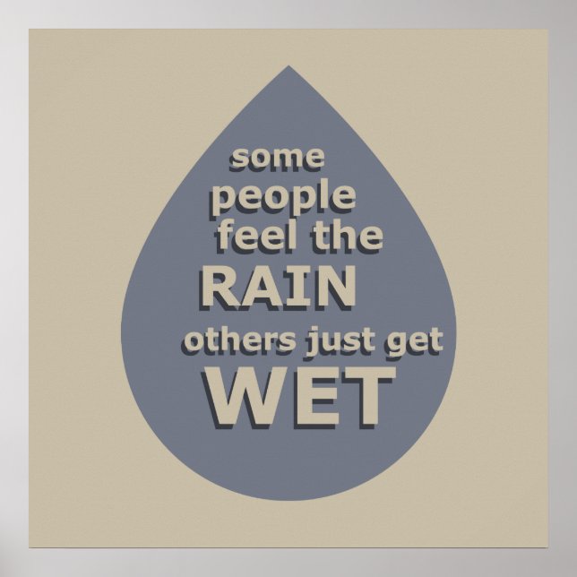 Motivational life quote poster (Front)