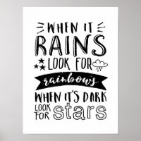 Motivational Life Quote Poster Never Give Up