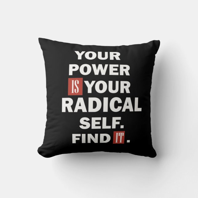 Motivational life success quotes cushion (Front)