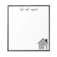 Motivational "list sell repeat" Real Estate Agent