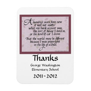 Motivational Magnet For Teachers And Others