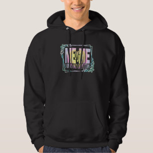 Motivational Me Vs Me I Am My Own Competition Tie Hoodie