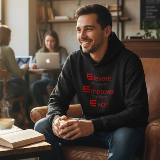 Motivational Men's Basic Hooded Sweatshirt