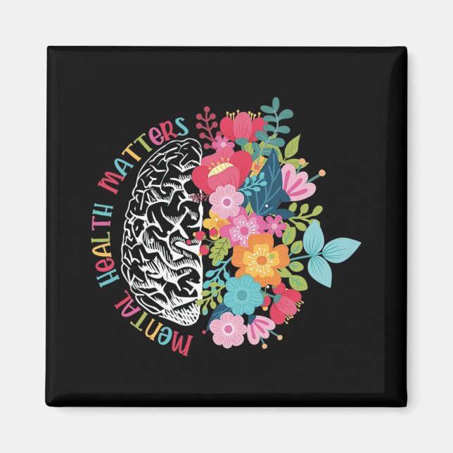 Motivational Mental Health Problems Inspirational  Magnet (Front)