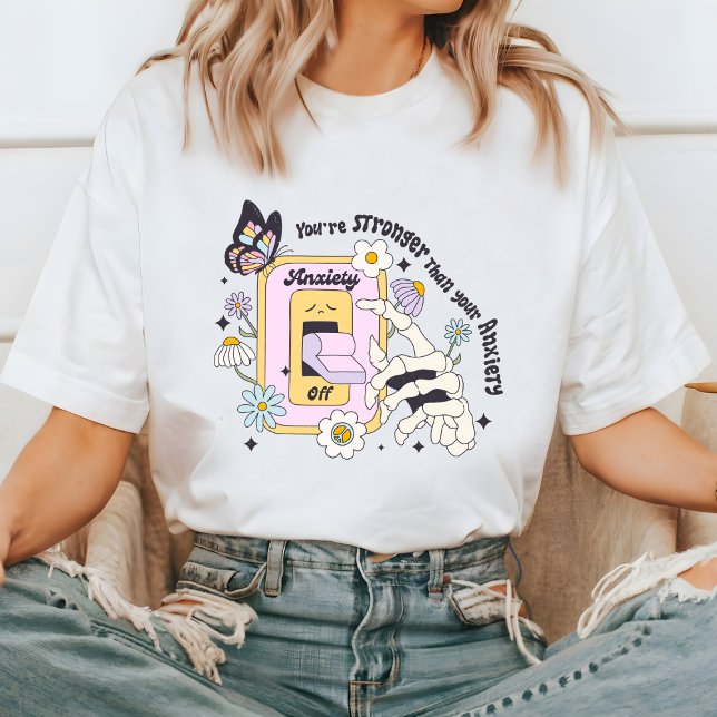 Motivational Mental Health T-Shirt, Anxiety  T-Shirt (Creator Uploaded)