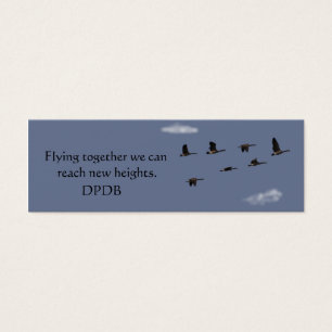 Motivational Mini Bookmark