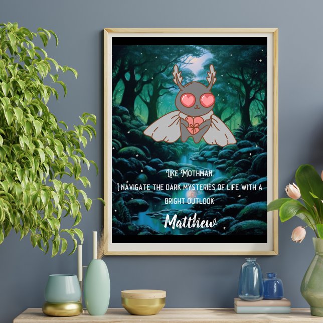 Motivational Mothman Cryptid Poster (Creator Uploaded)