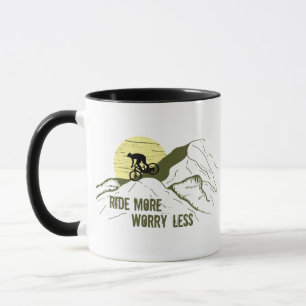 Motivational Mountain Biking Quote - Funny Cycling Mug