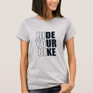 Motivational Mountain Biking Quote - Funny Cycling T-Shirt