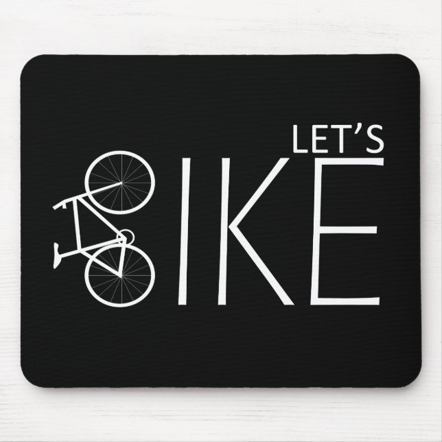 Motivational mountain biking quotes mouse pad (Front)