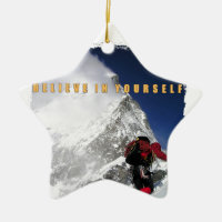 Motivational mountain climber