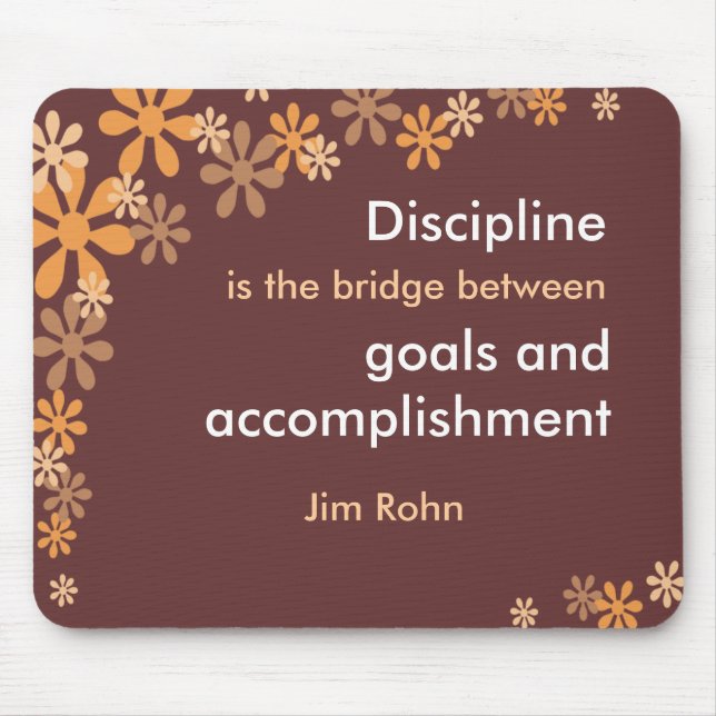 Motivational Mousepads-Goals Quotation Mouse Pad (Front)