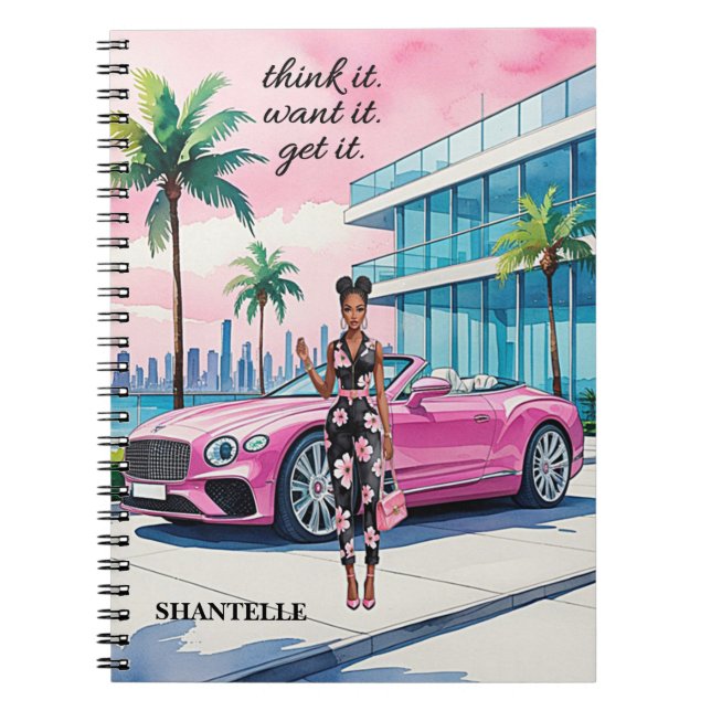 Motivational Notebook for Black Women (Front)