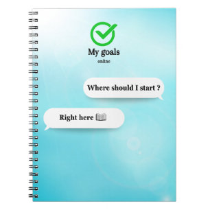 Motivational Notebook My Goals Journal