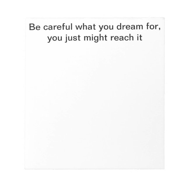 motivational notepad's notepad (Front)