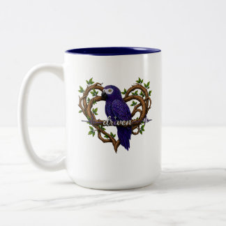Motivational Parrot Mug- Driven Two-Tone Coffee Mug