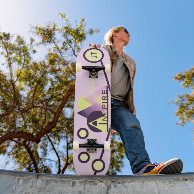 Motivational Personalizable "INSPIRE" Skateboard (Outdoor 1)