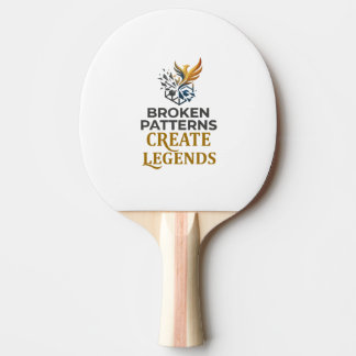Motivational Phoenix Ping Pong Paddle