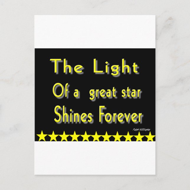 Motivational phrase postcard (Front)