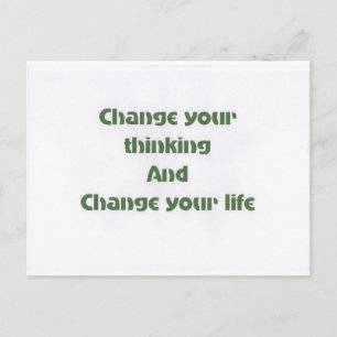 Motivational Phrases Postcard