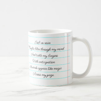 Motivational Poem I Am A Writer Personalised Mug