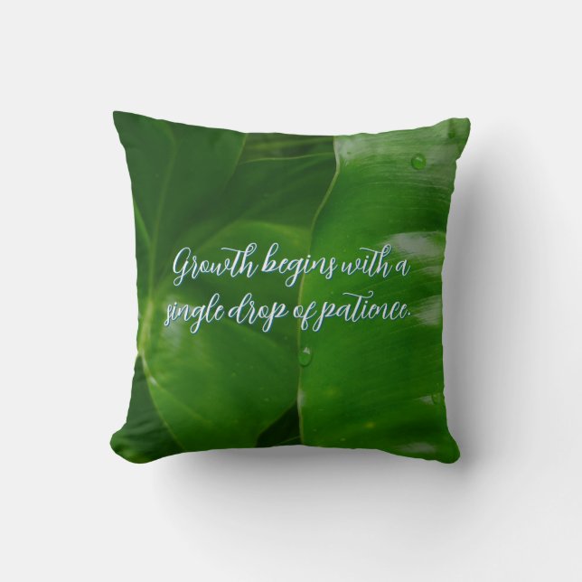 Motivational positive customisable cushion (Front)