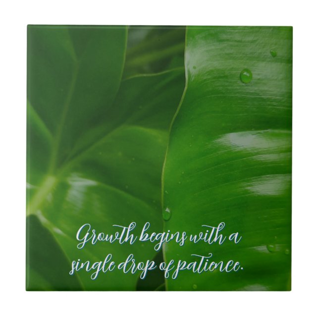 Motivational positive customisable tile (Front)