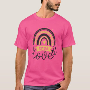 Motivational Positive Quote Affirmation Rainbow Mi T-Shirt