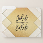 Motivational Positive Script GOLD Quote Trio Set